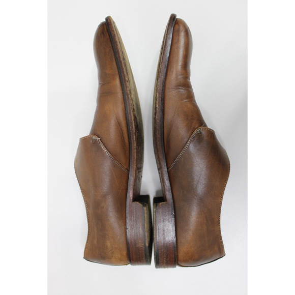 To Boot Shoes Men's 11.5 M Adam Derrick New York Monk Strap Buckle Brown Leather - Picture 6 of 10